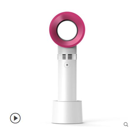 Ventilateur portable sans pales rechargeable, 3 vitesses réglables, mini ventilateur maison bureau (1/5)