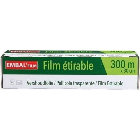 Film étirable - 300 x 0.30 m (1/4)