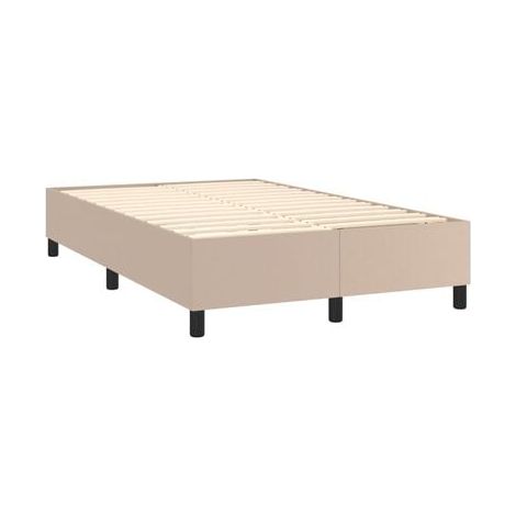 Sommier champignon avec matelas lumineux LED, couleur cappuccino, 120 × 200 cm, éclairage led d’ambiance, idéal chambre à coucher, style moderne, montage simple (1/5)