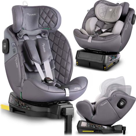 Nukido Prestige Line Autositz grau 0-36 kg ISOFIX