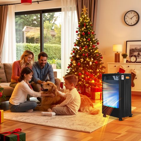 Jiubiaz Mobile Gasheizung für Gasflaschen bis 15 kg mit Regler und Schlauch (1/5)