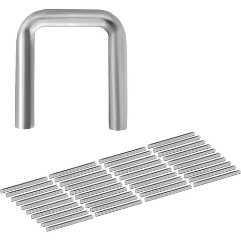 Clips de aluminio para cortadora manual Royal Catering 14 x 11,5 - 4000 unidades. (1/4)