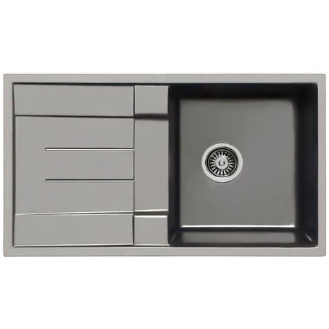 Fregadero Neptuno Granite Sink 86x50 cm - Gris
