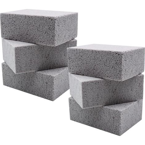 6 pièces Grill Nettoyage Pierre Réutilisable Blocs Briques de Nettoyage Griller Pierre Nettoyant Ponce pour Nettoyer Barbecue Grills (1/5)