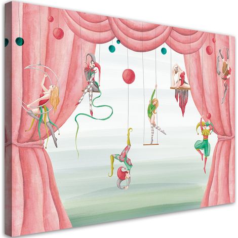 Tableau sur toile Circus Acrobat 100x70 (1/5)