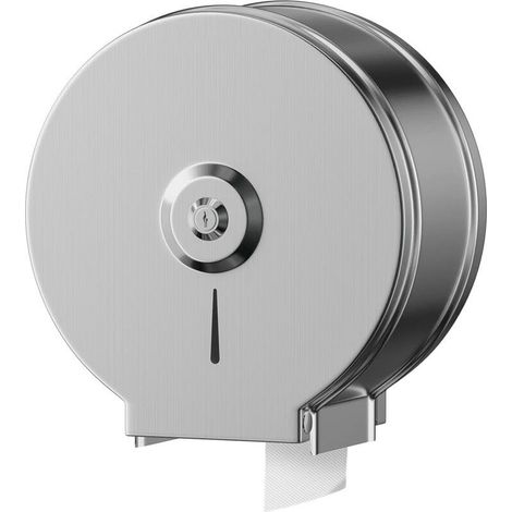 Distributeur de Serviettes en Papier - Distributeur de Serviettes en Acier Inoxydable verrouillable - Porte-Papier Toilette Professionnels - Diamètre 255mm Broche 40mm (1/5)