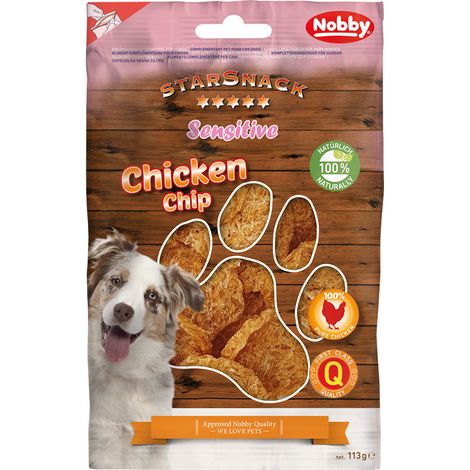 Nobby StarSnack Sensitive Hundeleckerli Chicken Chip 113 g Soft-Snack (1/2)