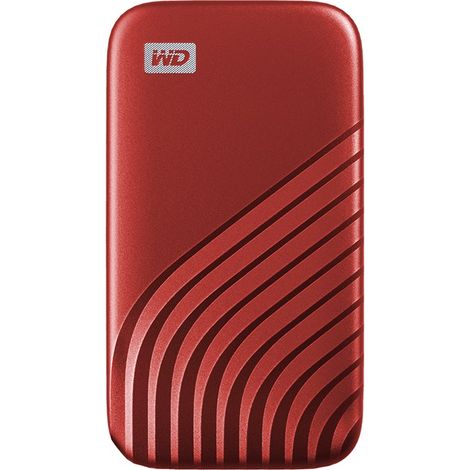 WD My Passport SSD 2TB Drive de estado sólido portátil externo, rojo (1/5)