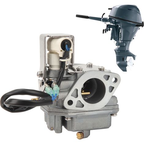 Carburateur marin 6AH-14301-00 compatible avec les moteurs hors-bord Yamaha F 15 CV, 20 CV et 25 CV 4 temps