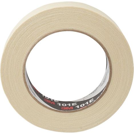 Ruban adhésif de masquage papier crêpé 101E 24mm x 50m - 3M