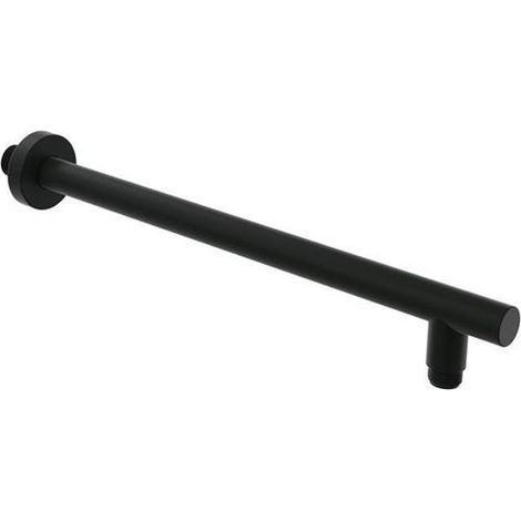 Villeroy & Boch Universal Showers braccio per soffione doccia, 70x408x60mm, TVC000453510, per montaggio a parete, rotondo, Matt Black, TVC000453510K5