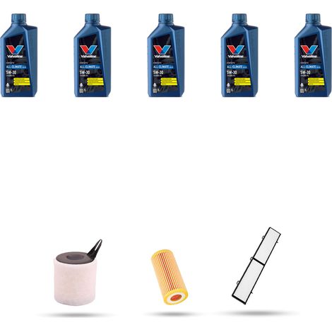 Kit tagliando 3 FILTRI e 5L OLIO compatibile con Bmw Serie 1 (E81,E82,E87,E88) 120i 115kw dal 2007 al 2012 (1/5)