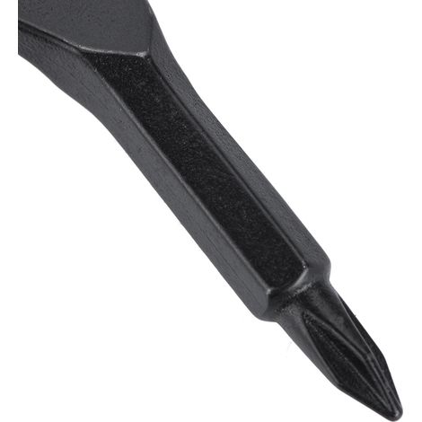 2 Tournevis Extérieurs Portatifs en Acier Inoxydable avec Anneau Porte-Clés (Noir) (1/4)