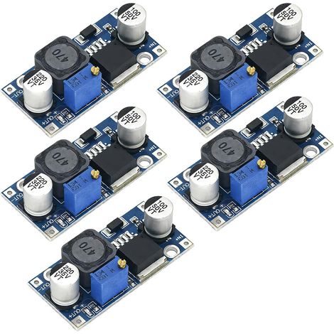 5 Pièces Module Convertisseur élévateur XL6009 DC-DC 3.0-30V vers 5-35V Tension de Sortie Réglable, Carte Step-Up pour Projets Électroniques DIY (1/5)