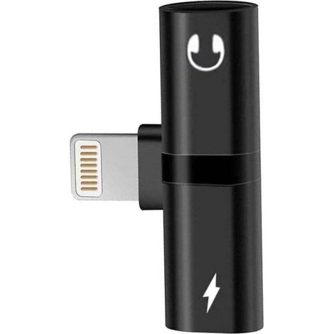 Adaptateur Lightning Lightning Splitter Alimentation audio Convertisseur d'alimentation Câble de charge Prise casque Adaptateur audio iPhone 6 7 8 X XR XS 11 12 13 Mini Pro Retoo (1/5)