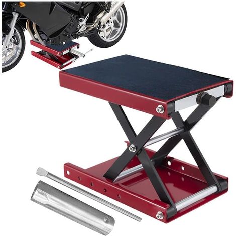 Cric Moto Table Élévatrice Portable pour Moto Élévateur Compact pour Atelier Garage Maison Entretien Commercial (1/5)