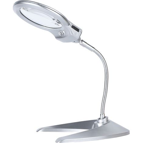 Lampe de bureau loupe pour loisirs créatifs avec 2 LED (1/5)