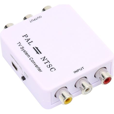 Convertisseur PAL/NTSC Mini pour Lecteur/Enregistreur DVD et Téléviseurs Multisystèmes (1/5)