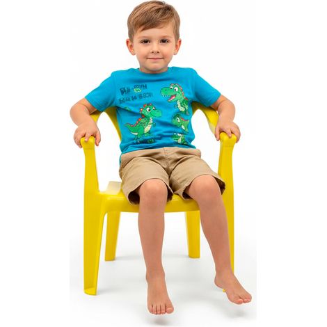 Silla infantil plastico  Amarillo (1/5)