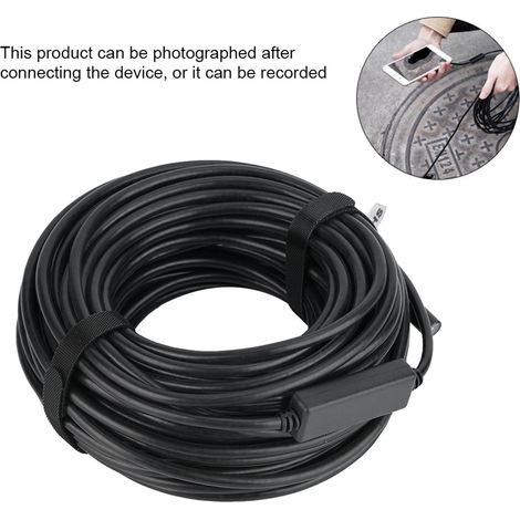 Caméra endoscopique étanche 3 en 1 USB-20M-8.5HD avec éclairage LED 6-8, outil de réparation automobile (1/5)