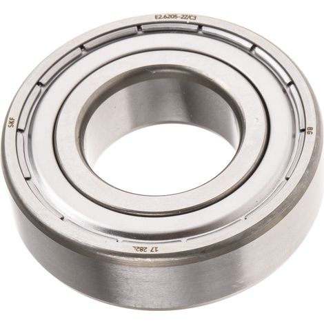 Roulement à billes à gorge profonde à une rangée SKF, ø int. 25mm, ø ext. 52mm, larg. 15mm ( Prix pour 1 )