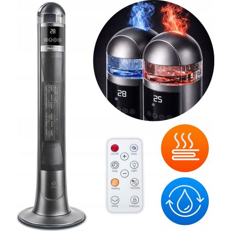 Calefactor eléctrico Webber etna 2200W humidificador oscilante (1/5)