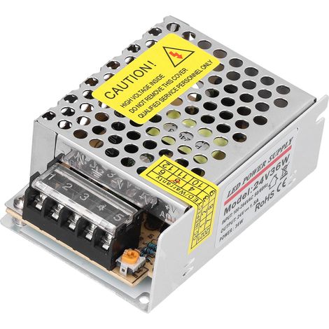 Alimentation à découpage régulée YY‑36‑24 36W 24V 1.5A pour équipements lumineux LED (1/5)
