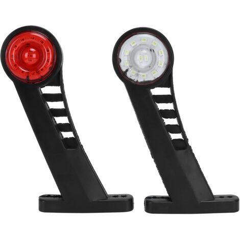 2 Pièces Feux de Position Latéraux Camion 24V Remorque Voiture Feux Signalisation LED Feux Arrière Super Lumineux Feux d'Avertissement de Camion Voyants Lumineux (1/5)