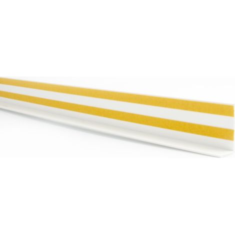 Primo Winkelprofil weiß 220 cm 40 x 20 mm weiß selbstklebend Sockelleiste