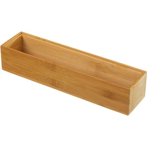 Rangement Organisateur Salle de Bain Bambou - 30.5x7.5x6.5cm