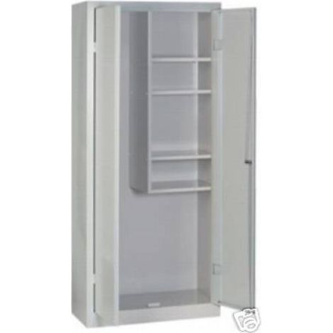 Armadio metallo multiuso 2 ante portascope  100x40x176 con serratura a chiave