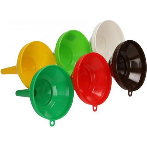 Embudo universal para botellas de cocina Primpol de 8,3 cm, disponible en varios colores. (1/5)
