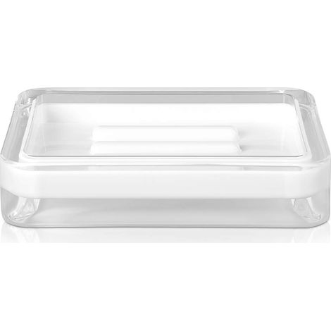 Porte-Savon Accessoires de Bain, Acrylique, White (1/3)