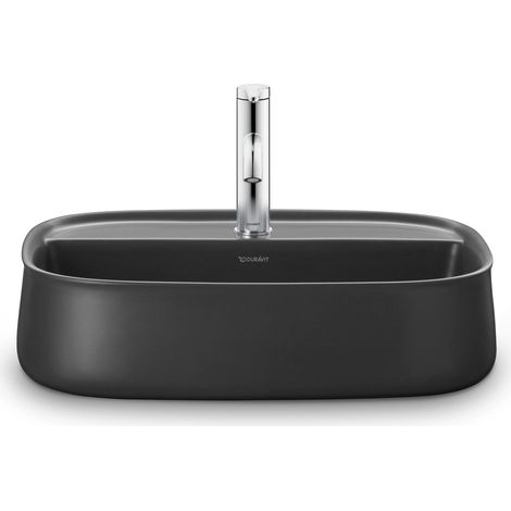 Duravit Zencha lavabo sobre encimera 550 mm, un agujero de grifo, (1/2)