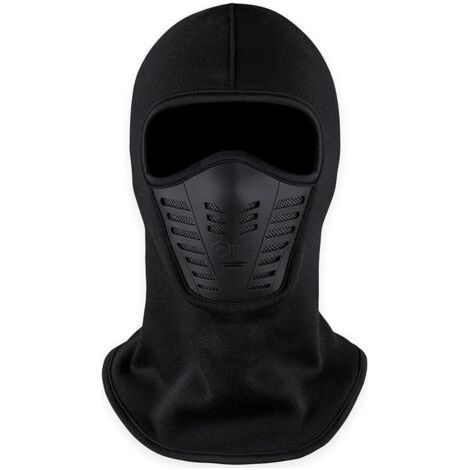 QORVA-Cagoule de ski,Masque thermique pour le visage,Équipement de moto pour temps froid avec aérations respirantes,Masque facial d'hiver