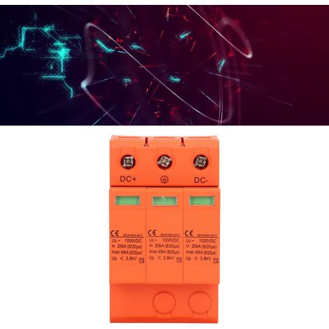 Parafoudre photovoltaïque Orange SGSP-40 CC 1000 V, triphasé 40 kV (1/5)