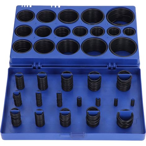 Kit d'assortiment de 419 joints toriques métriques en caoutchouc hybride pour robinetterie et machines de plomberie (1/5)