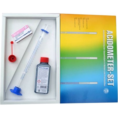 Acidometer Set zur Messung der Gesamtsäure Wein- und Obstverarbeitung