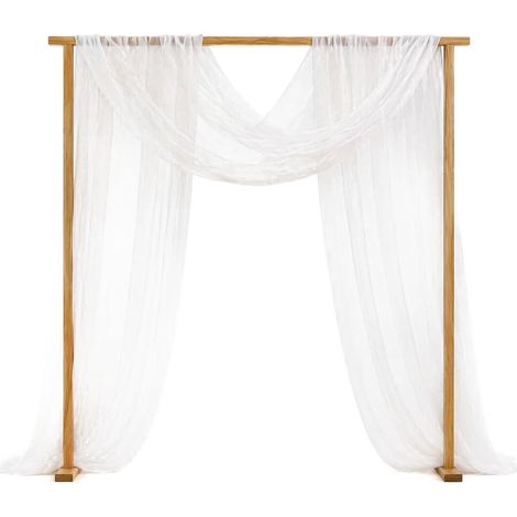160×600 cm White Tulle, Wedding Tulle, Wedding Arch Decoration (1/5)