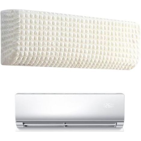 Housse de Protection Murale pour Climatiseur Intérieur, Couverture Anti-Poussière Rétractable et Lavable en Polyester Durable, Protège Efficacement Votre Climatisation Suspendue en Conservant Élégance (1/5)