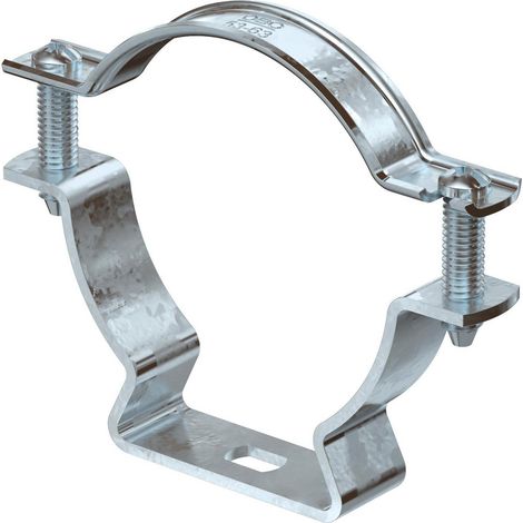 OBO Bettermann Abstandschelle mit Langloch 53-63mm Stahl tauchfeuerverzinkt, 20 Stück, 1362738