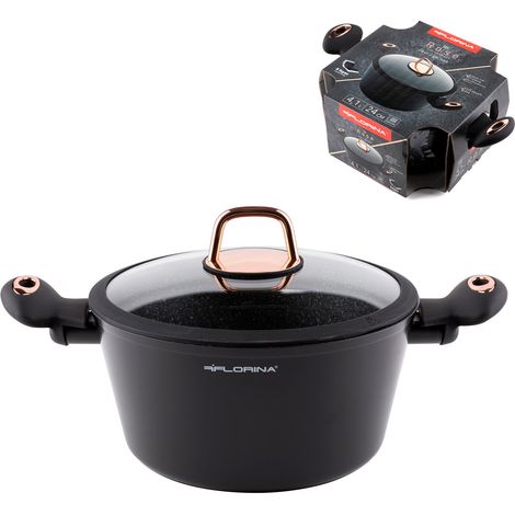 Marmite à induction en aluminium Florina Rose 24 cm 4,2 l