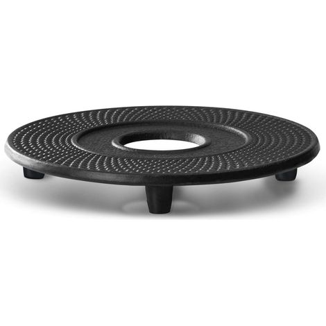 Supporto per teiera in ghisa Bredemeijer Jang nero elegante (1/3)