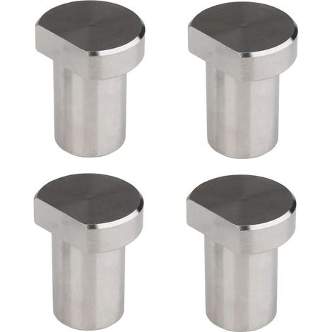 4 pièces Serrage de Table à Bois, Arrêts en Acier Inoxydable pour Table de Travail du Bois, Établis de Menuiserie pour Trou de Chiens, pour Fixer les Pièces (1/4)