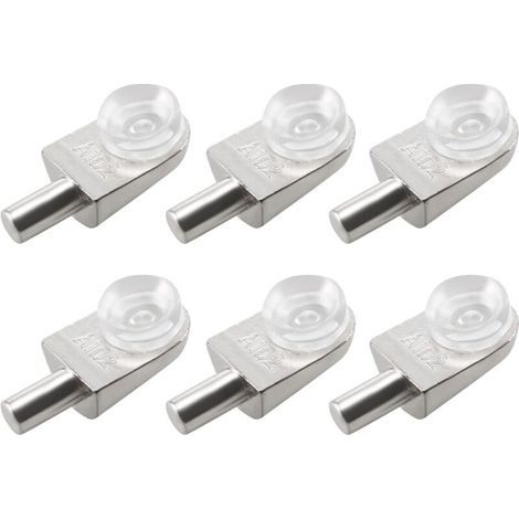 20pcs Taquets étagère mural support d'étagère en verre en alliage de zinc ventouse (1/4)