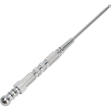 Stylo d'acupuncture facial en acier inoxydable - Appareil de massage pour le visage et la réflexologie