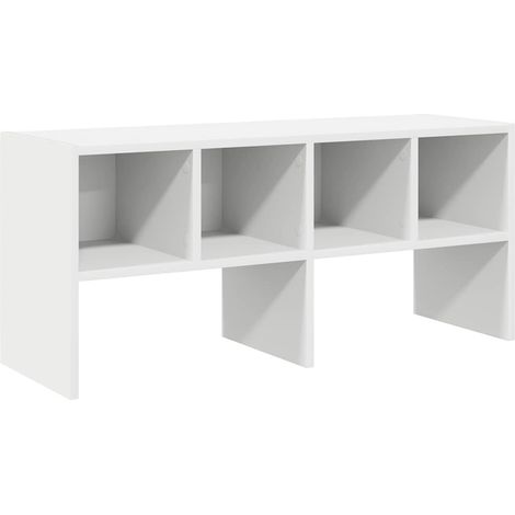 Maison Exclusive - Scarpiera Impilabile Bianca 89,5x30x40 cm