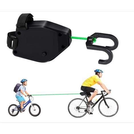 Corde de remorquage de vélo rétractable,Barre Traction Velo Enfant,Câble de Traction,Corde de Traction pour Enfants,Corde de Traction pour VTT (1/5)
