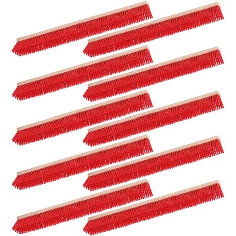 BRB 10x Straßenbesen, Kunststoffborsten, Länge 1 mm