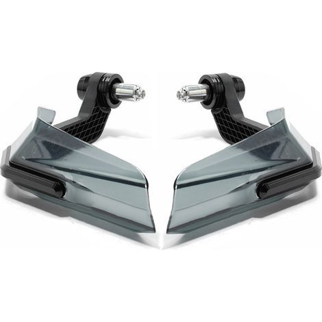 Protège-mains de moto, déflecteur de vent de guidon résistant aux chocs, haute résistance, noir